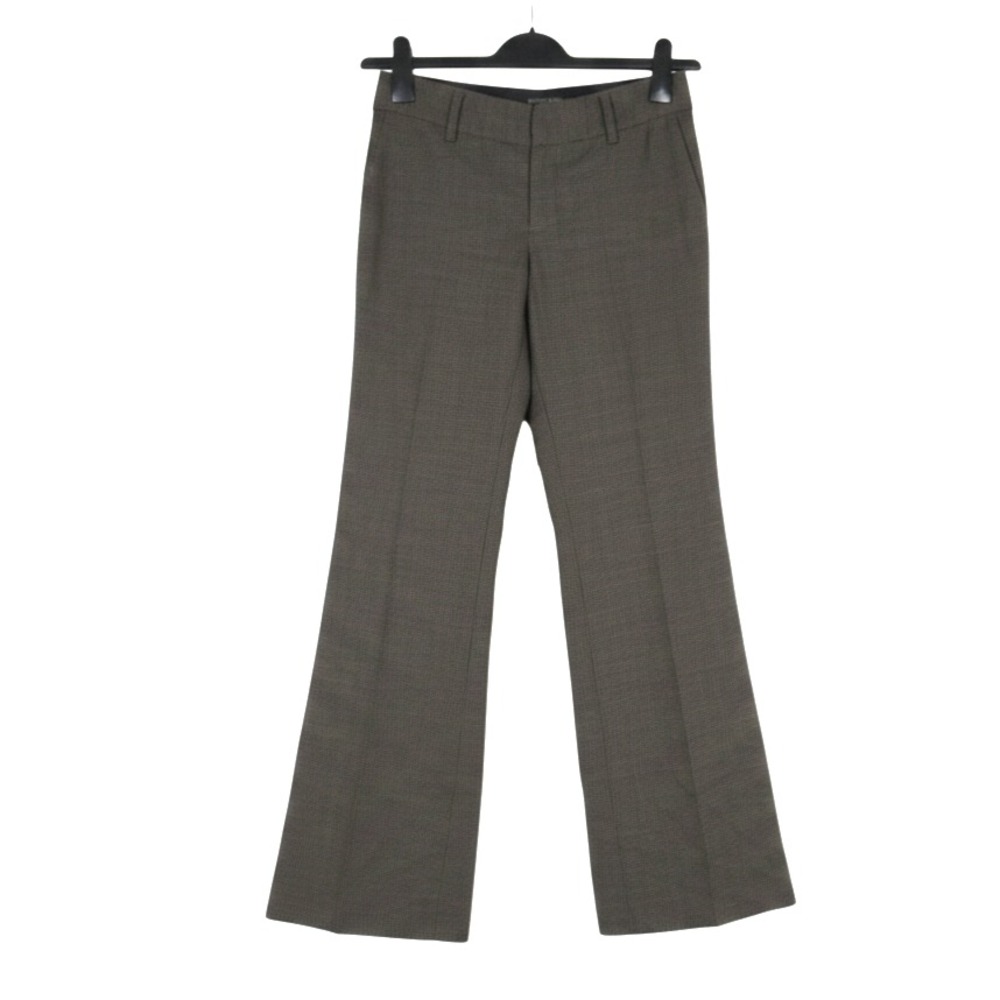 BANANA REPUBLIC Gray/Black MARTIN FIT Low-Rise WOOL BLEND Straight Leg PANTS 0R - Picture 1 of 5
